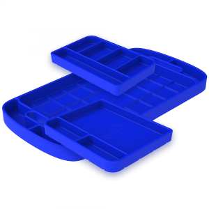 S&B Filters - S&B Tool Tray Silicone 3 Piece Set Color Blue - 80-1002 - Image 1
