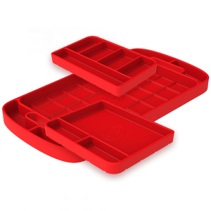 S&B Filters - S&B Tool Tray Silicone 3 Piece Set Color Red - 80-1001 - Image 1