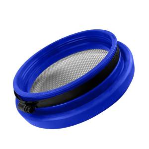 S&B Filters - S&B Turbo Screen 5.0 Inch Blue Stainless Steel Mesh W/Stainless Steel Clamp - 77-3010 - Image 4