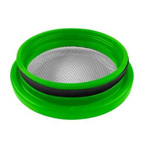 S&B Filters - S&B Turbo Screen 5.0 Inch Lime Green Stainless Steel Mesh W/Stainless Steel Clamp - 77-3007 - Image 2