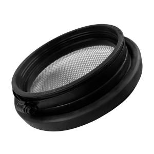 S&B Filters - S&B Turbo Screen 6.0 Inch Black Stainless Steel Mesh W/Stainless Steel Clamp - 77-3002 - Image 4