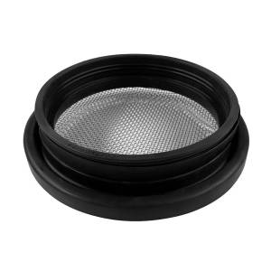 S&B Filters - S&B Turbo Screen 5.0 Inch Black Stainless Steel Mesh W/Stainless Steel Clamp - 77-3001 - Image 2