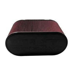 S&B Filters - S&B S & B Air Filter 4x12 Inch Oval with Hole Red Oil  - SBAFO412-R - Image 2