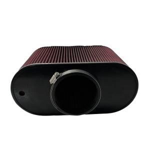 S&B Filters - S&B S & B Air Filter 4x12 Inch Oval with Hole Red Oil  - SBAFO412-R - Image 4