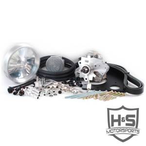H&S Motorsports LLC 11-15 Ford Powerstroke 6.7 Dual High Pressure Fuel Kit Raw Aluminum - 121001-1