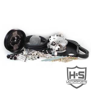 H&S Motorsports LLC 11-15 Ford Powerstroke 6.7 Dual High Pressure Fuel Kit Black - 121002-3