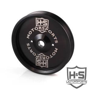 H&S Motorsports LLC 11-15 Ford Powerstroke 6.7 Dual CP3 Pulley Black - 123002-3