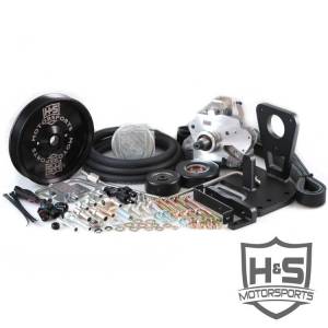 H&S Motorsports LLC 11-16 GM Duramax 6.6 Dual High Pressure Fuel Kit Black - 131001-3