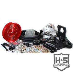 H&S Motorsports LLC 11-16 GM Duramax 6.6 Dual High Pressure Fuel Kit Red - 131002-4